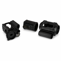 Boîtier de lunette optique en aluminium CNC sur mesure, anodisé noir, coque d'instrument OEM
