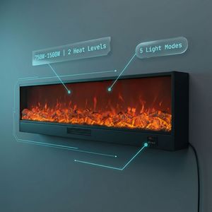 <span class=keywords><strong>Chimenea</strong></span> <span class=keywords><strong>Eléctrica</strong></span> para Hotel o Villa, Calefactor para el Hogar, Decoración, Simulación de Llama, <span class=keywords><strong>Estufa</strong></span> Integrada, Ahorro de Energía, Inteligente - Product Image 2