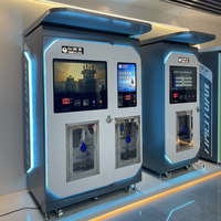 Distributeur automatique de purificateur d'eau commercial, machine de distribution de liquides, désinfection UV, 4G LTE, paiements multiples pour la consommation directe en milieu rural