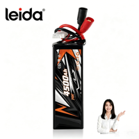 Batterie LiPo au lithium-ion cobalt pur rechargeable 3S LEIDA LD02-3S4500 11.1V 70C 4500mAh pour drone UAV, 800 cycles, certifiée CE - Meilleures ventes