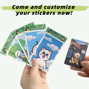 Tùy Chỉnh Thiết Kế Thẻ Ghi Nợ Da Chống Đầu Không Có Bong Bóng Có Thể Tháo Rời Anime Thẻ Tín Dụng Sticker Cho Ngân Hàng Debato Bìa Dán - Product Image 6