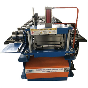 Kim loại đứng đường may mái tấm máy với rạch và máy uốn - Product Image 4