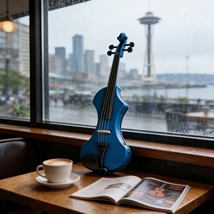 Violín Eléctrico Directo de Fábrica, Tamaño <span class=keywords><strong>3</strong></span>/<span class=keywords><strong>4</strong></span> 1/2, Pastilla para Violín - Alta Calidad para Estudiantes Principiantes - Product Image 3