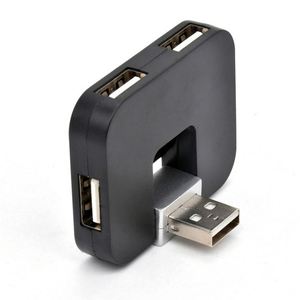 Adaptador Divisor de Interfaz Múltiple con Estación de Acoplamiento USB 2.0 Giratoria e Integradora USB Portátil, Hub USB de 4 Puertos - Product Image 4