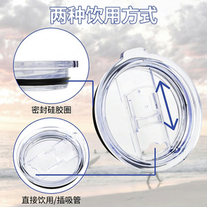 Stainless Steel Tumbler 20oz Insulated Travel Cup With Durable Lid Black Straight Cup For On The Go Use - Product Image 2