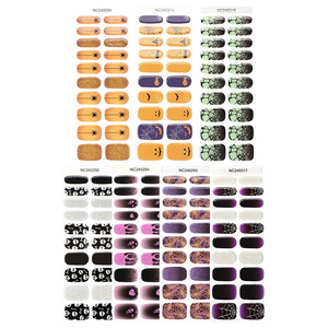 Adesivi per Unghie in Gel Semi-Polimerizzato 3D Halloween Zhengxiang, Ragnatela Luminosa che Emette Luce, Gel Indurente con Lampada UV - Product Image 4