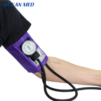 HUAAN Tensiomètre Classique Manuel Médical à Bras, Appareil de Pression Artérielle Anéroïde avec Stéthoscope
