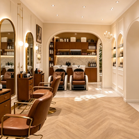 Salon de coiffure milieu de gamme haut de gamme complet fait sur commande avec lampe de complément source usine personnalisée