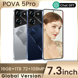 Nuevo Modelo POVA 5 PRO, Teléfono Inteligente Internacional, 16GB+1TB, Cámara de 108MP, CDMA LTE, Dispositivo Todo en Uno, Venta Directa de Fábrica, Comercio Exterior - Product Image 5
