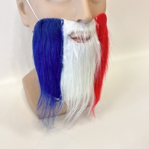 Tùy Chỉnh Theo Chủ Đề Masquerade Đảng Vui Râu Đỏ Tự Dính USA Kỳ Nghỉ Quốc Gia Râu Sang Trọng Râu Để Bán - Product Image 4