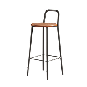<span class=keywords><strong>Chaise</strong></span> de designer en <span class=keywords><strong>fer</strong></span> <span class=keywords><strong>forgé</strong></span> de style américain avec dossier, luxe léger, moderne et simple, <span class=keywords><strong>prix</strong></span> de gros pour la maison - Product Image 5