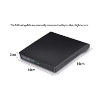 Wholesale Price Suibo USB 3.0+Type-C External CD/ for Burner Player Portable Optical Drive 1080P Laptop Desktop PC Mac