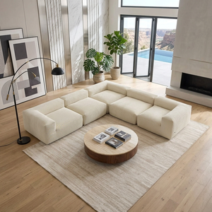 Minimalistisches modulares Polstersofa-Set aus Schaumstoff für Wohnzimmer – Komprimiertes Cloud-<span class=keywords><strong>Sofa</strong></span> - Product Image 2