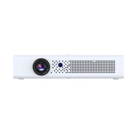 Date Mini Projecteur Intelligent V6 DLP LED android home cinéma projecteur 1080p 4K 60Hz DLP-LINK 3D 3800 Lumen Blanc