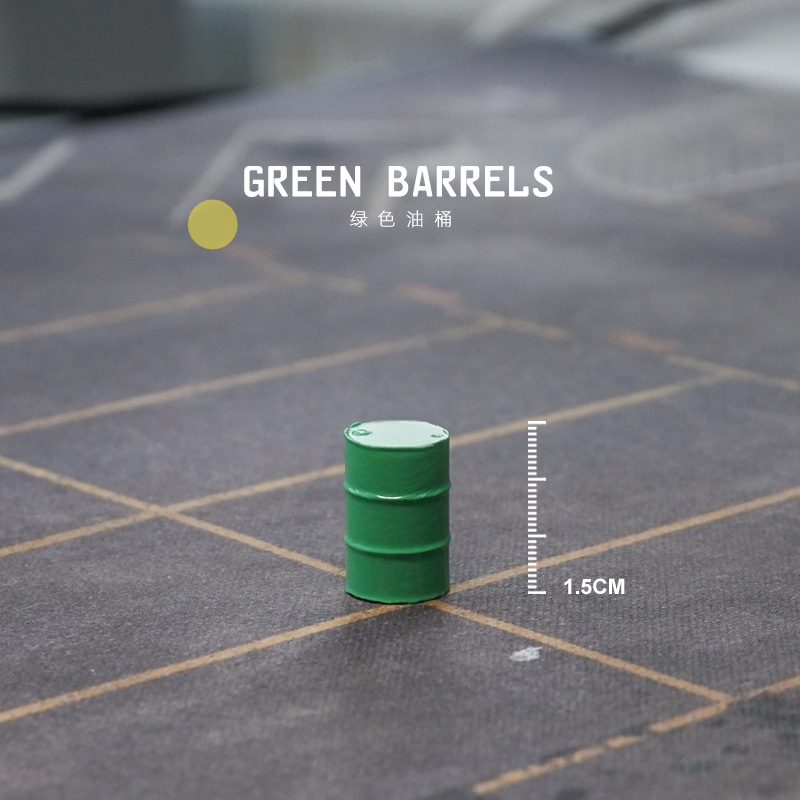 Oil drum-green
