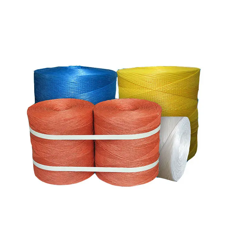 Manufacturer Colorful UV Treated PP Raffia Twisted Baler Twine Tomato Twine With High Strength And Good Quality