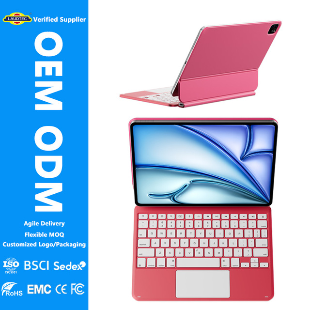 Ultra Slim Aluminum Alloy Magnetic Keyboard with for iPad Air (2026)13" (M4) Air(2025)13" (M3) Air(2024)13" (M2) Pro 12.9" 2022