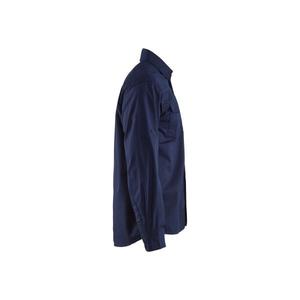 BLAKLADER - 329811908900L Camisa de sarga Azul marino-EAN 7330509480564 CAMISAS DE TRABAJO - Product Image 3