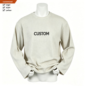 <span class=keywords><strong>Camisetas</strong></span> Personalizadas con Gráficos, <span class=keywords><strong>Camisetas</strong></span> Blancas <span class=keywords><strong>de</strong></span> Algodón, Camiseta <span class=keywords><strong>de</strong></span> Manga Larga Tipo Waffle <span class=keywords><strong>para</strong></span> <span class=keywords><strong>Hombre</strong></span> - Product Image 1