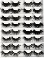 Vente en gros Emballage Personnalisé Marque Privée Faux Cils Vison à Bande Complète 3D Fluffy Lashes Extensions Natural Look Luxury Touch