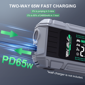Spari auto Power Bank portatile <span class=keywords><strong>Booster</strong></span> con compressore <span class=keywords><strong>d</strong></span>'aria multifunzione per auto di <span class=keywords><strong>emergenza</strong></span> - Product Image 6