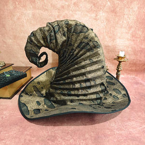 Chapeau cassé de fête de prix direct d'usine en gros nouveau style classique meilleur vendeur chapeau de sorcière de sort noir pour Halloween - Product Image 5