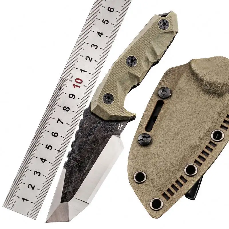 सेमी आउटडोर मिनी भाड़े के शिकार जीवन रक्षा रणनीति सीधे फिक्स्ड ब्लेड चाकू उपहार उच्च आकार के चाकू