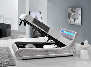 <span class=keywords><strong>Cama</strong></span> Moderna con Sistema de Elevación a Gas y Almacenamiento, Tamaño Doble, en Blanco y Negro, Fabricada con PU, Precio de Fábrica OEM y ODM, para Muebles de Dormitorio - Product Image 6