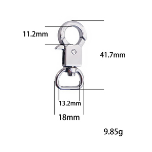 Nhà Máy Trực Tiếp 13Mm Tiger Head <span class=keywords><strong>Snap</strong></span> Hooks, Mùa Xuân Dog Clasps Kết Nối Khóa Cho Pet Chuỗi Phụ Kiện Cho Túi Xách Và Túi Xách - Product Image 6