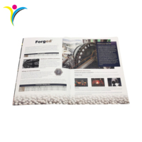 Impression professionnelle de catalogues et brochures sur papier d'art personnalisé à faible coût, couleur intégrale, reliure à cheval, livret laminé à Shanghai