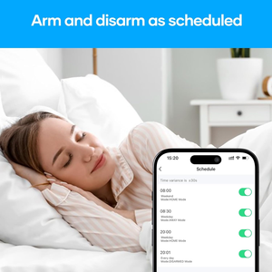 <span class=keywords><strong>Agshome</strong></span> 8ชิ้นไร้สาย433.92MHz, ระบบเตือนภัยประตู120dB ไซเรนสมาร์ท KEYFOB Wi-Fi แอป Tuya ควบคุม SOS - Product Image 4