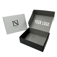 Boîtes d'expédition d'emballage d'expédition de cadeau de livraison d'emballage postal tendance soins de la peau/beauté/tissu rose pliant en papier avec logo personnalisé