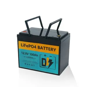 Bộ Pin Lithium Sắt Phốt Phát Lifepo4 100ah/200ah/300ah/400ah 12V 12V 100 Ah Thuyền Rv Xe Cắm Trại