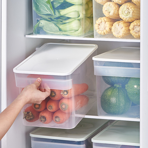 Organizador de alimentos, organizador de refrigerador de plástico apilable para despensa, tipo de tienda de plástico - Product Image 1