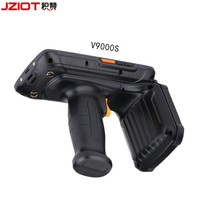 Android 5,5 pulgadas portátil PDA Tecno V9000S teléfono móvil con lector RFID UHF más grande XT Tecno teléfono Stock RFID lector etiquetas