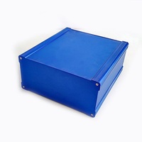 Boîtier d'instrument électronique en alliage d'aluminium extrudé 6063 personnalisable OEM, boîtier IP54, boîtier de commande, amplificateur de batterie