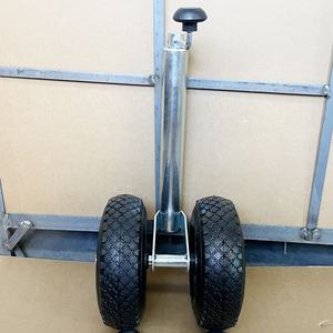 Cric de remorque avec double <span class=keywords><strong>roue</strong></span> <span class=keywords><strong>roue</strong></span> <span class=keywords><strong>jockey</strong></span> avec double <span class=keywords><strong>roue</strong></span> - Product Image 2