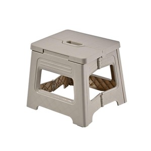HALO Collapsible Plastic <b>Folding</b> <b>Stool</b> Lightweight Portable Step <b>Stool</b> Compact Space Saving Household Seating Furniture OEM ODM - Product Image 1