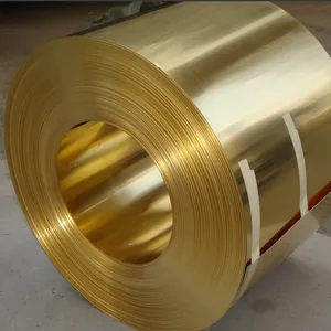 brass sheet in coils 30cm width of Brass C260 for fire arm cartridge manufacturing use brass sheet coil