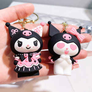 Llaveros de Goma 3D Kawaii de <span class=keywords><strong>Anime</strong></span> y Dibujos Animados de la Serie Sanrio, al por Mayor, en Stock, para Coches, Bolsos, Regalos, Ideales para Niñas - Product Image 4