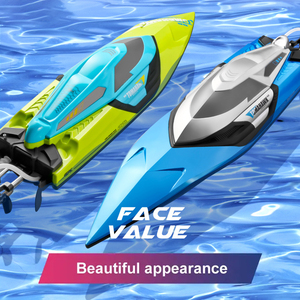 Радиоуправляемая лодка WGNRC S2 <span class=keywords><strong>2</strong></span>.4 ГГц, профессиональная, водонепроницаемая, для гонок, скорость 70 км/ч, с LED-подсветкой - Product Image 2