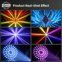 Projecteur professionnel 3-en-1 Beam Spot Wash 380W à tête mobile DMX512 RDM 20/24CH avec écran tactile pour concerts, théâtres et spectacles disco