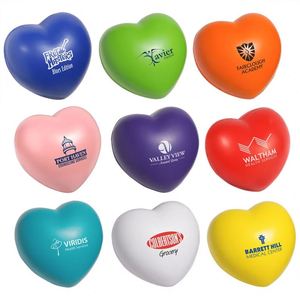Custom Heart Shaped PU Foam Stress <b>Ball</b> <b>Squeeze</b> with Custom Logo and Color Anxiety Relief Promotional Valentine's Day Gift - Product Image 5