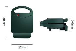 多功能电动烤面包机便携式220v方形华夫饼机家用三明治机 - Product Image 3