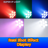 Projecteur LED PAR extérieur 7x20W RGBW 4-en-1 IP65 étanche multi-angle DMX RDM pour discothèque et soirées DJ