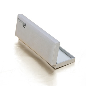 Tùy Chỉnh Màu Grey Tông Đồ Trang Sức Vòng Cổ Trượt Bao Bì Hộp Bạc Logo In Vuông Trượt Ngăn Kéo Hộp Quà Tặng - Product Image 6