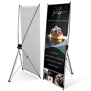 Stronger Display Stand X Stand Banner, Custom Logo Print X Banner