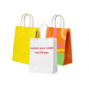 Luxury Recyclable Gift Shopping With Logo Packaging Custom Logo Paper Bag - Product Image 1