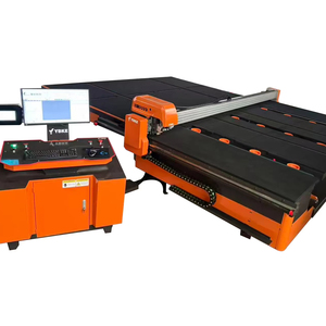Table de découpe de verre CNC YBKE, machine de découpe de verre en acier de haute précision, 380V 7KW, épaisseur de 3 à 18 mm pour verre industriel - Product Image 1