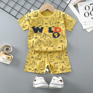 37-Design Free Tax US Mixed NO MOQ 100% Cotton Kid Clothing Cartoon Printing Lovely Factory <strong>Cheap</strong> Kid <strong>Clothes</strong> - Product Image 6